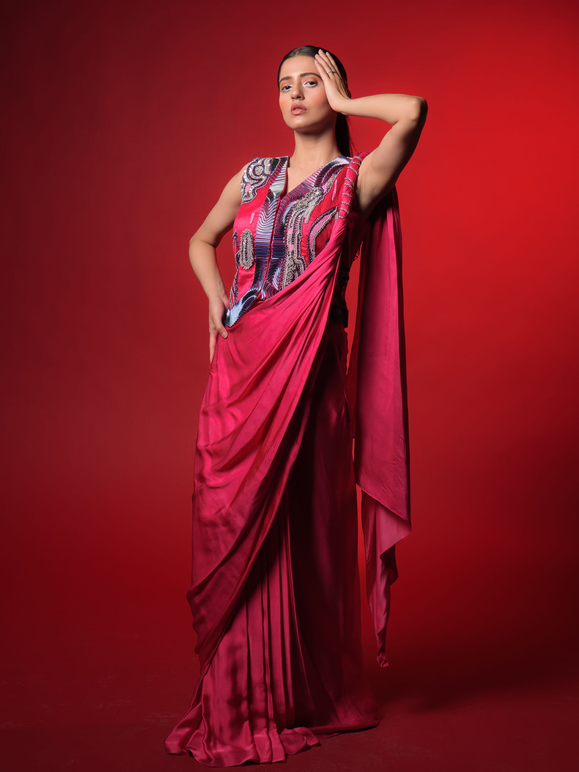 Awake Mode Draped Saree