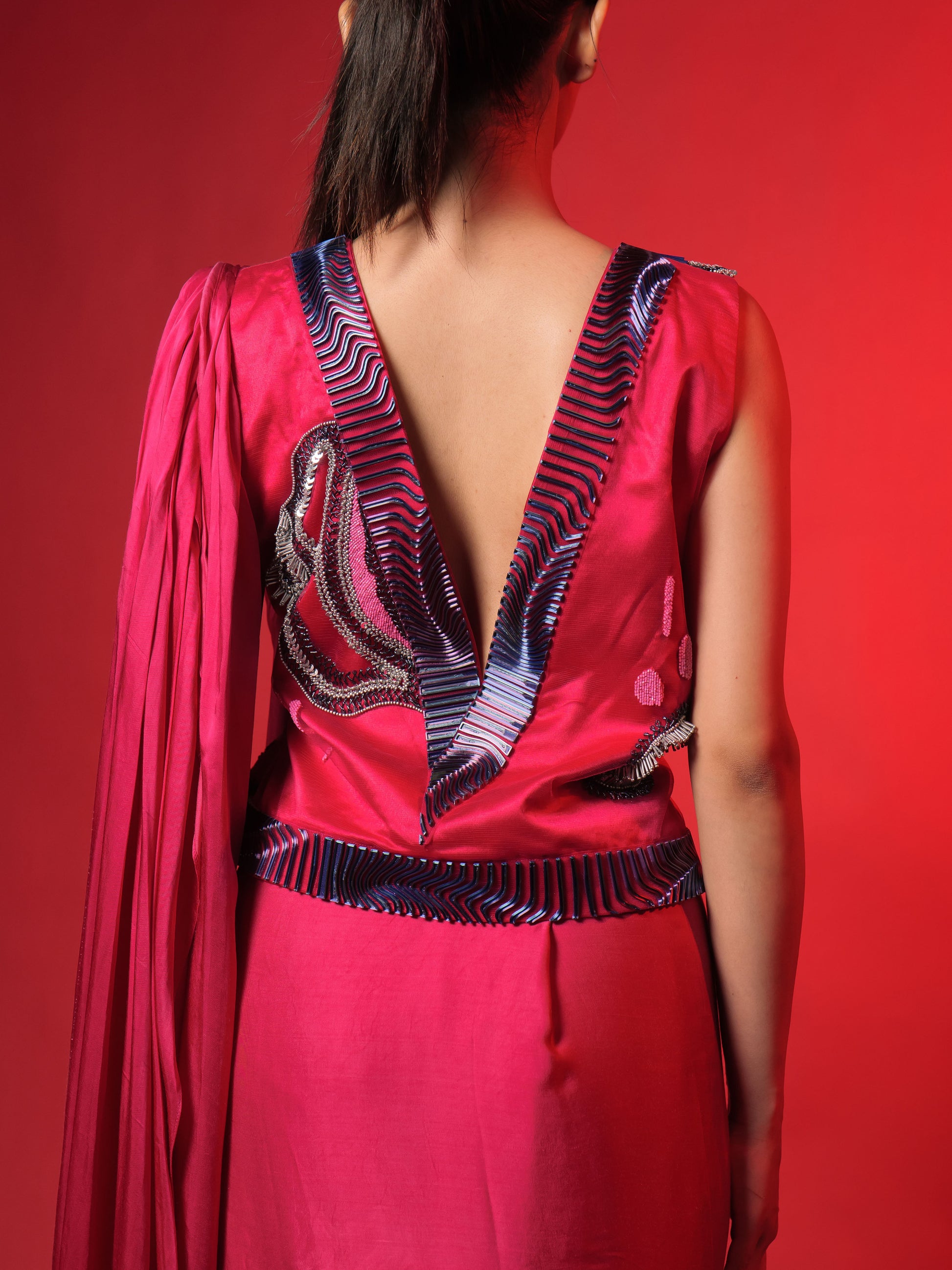 Awake Mode Draped Saree