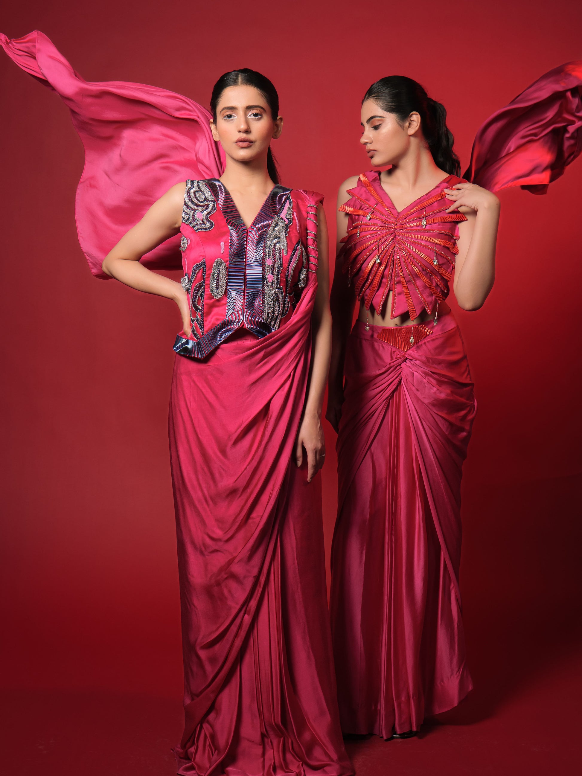 Awake Mode Draped Saree