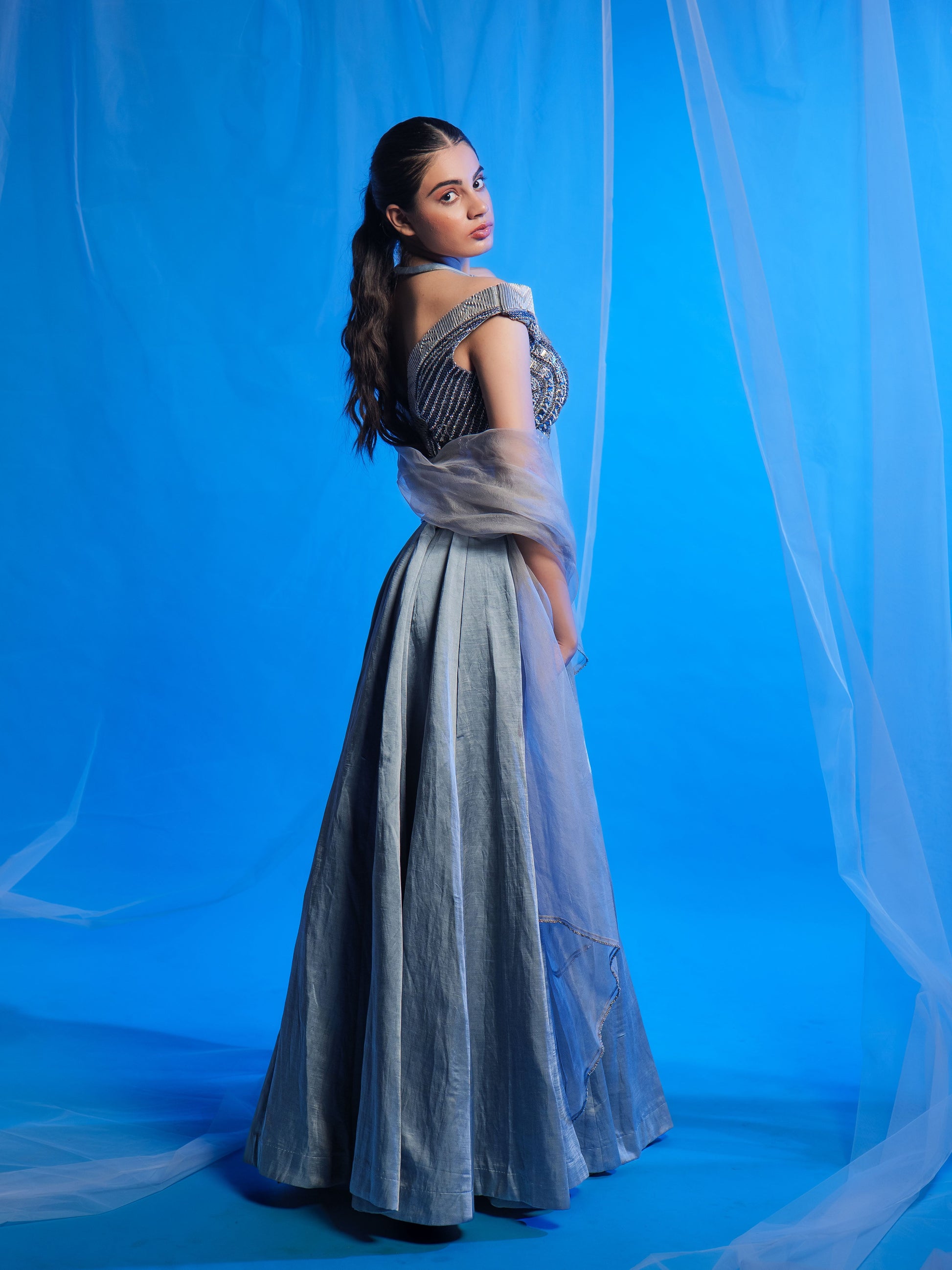 Cold Command Lehenga