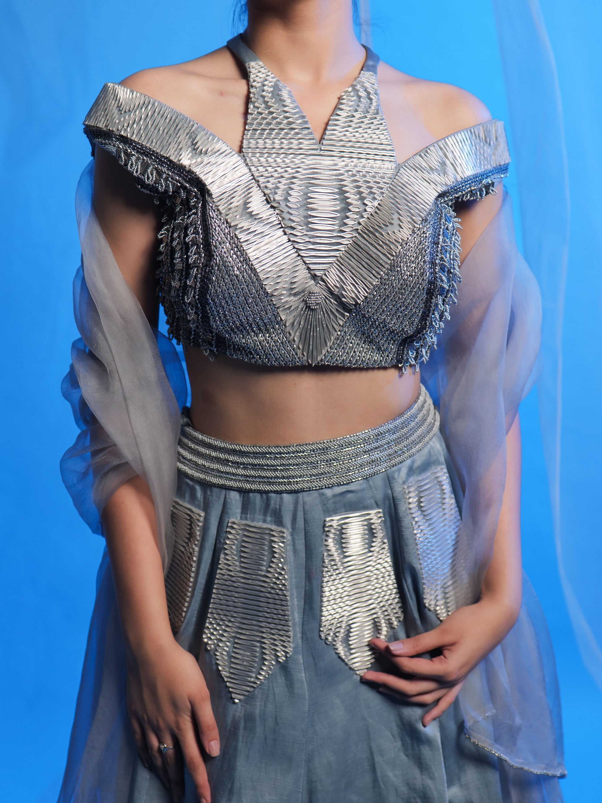 Cold Command Lehenga
