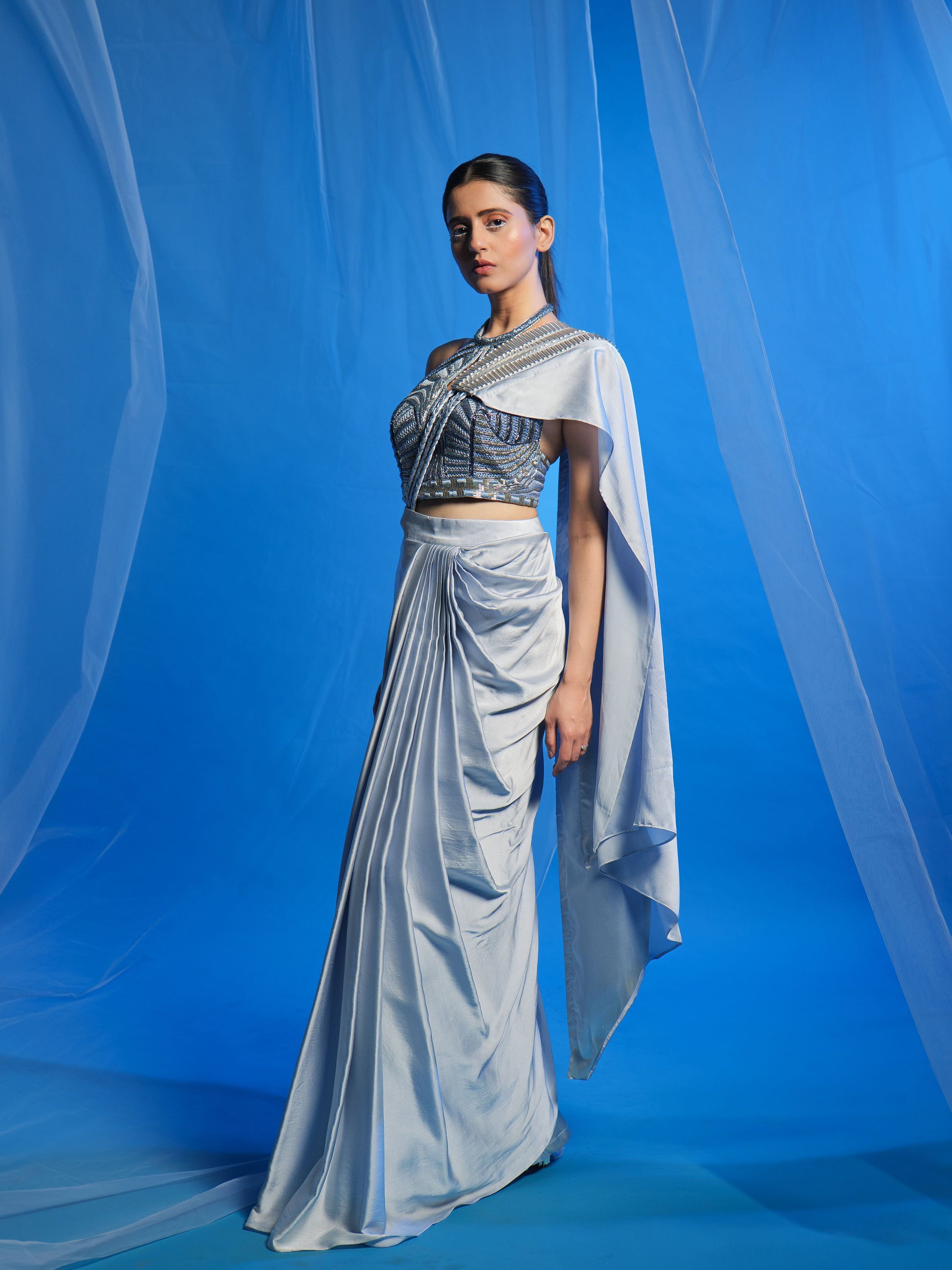 Soft Trigger Draped Saree