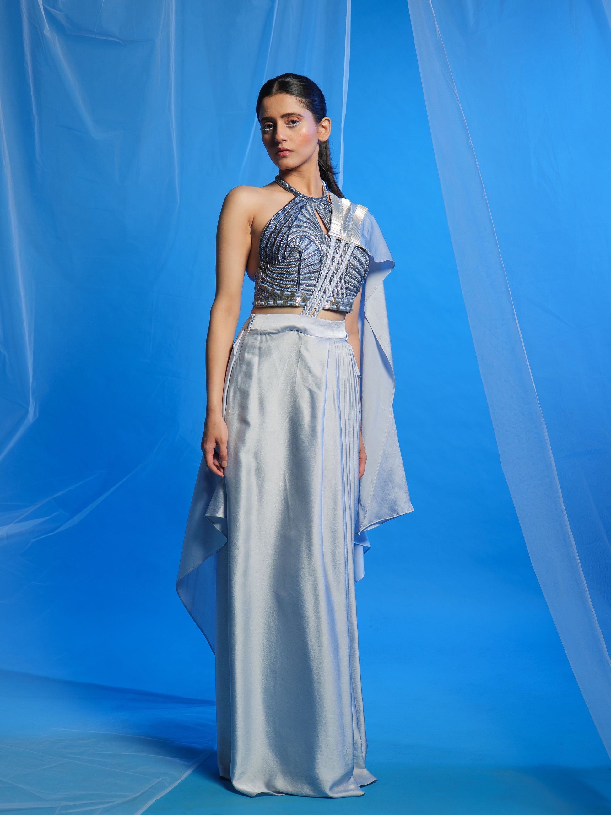 Soft Trigger Draped Saree