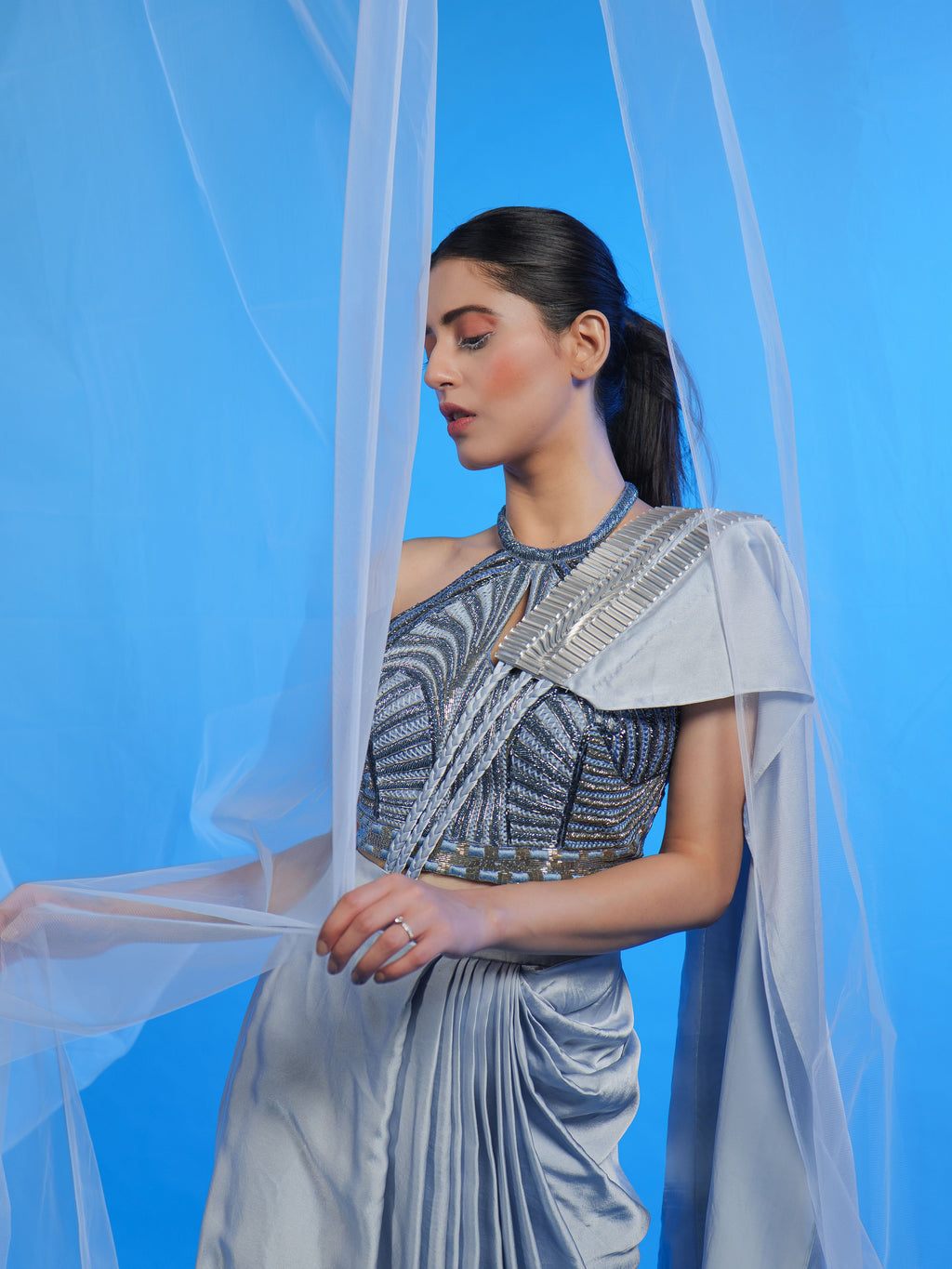 Soft Trigger Draped Saree