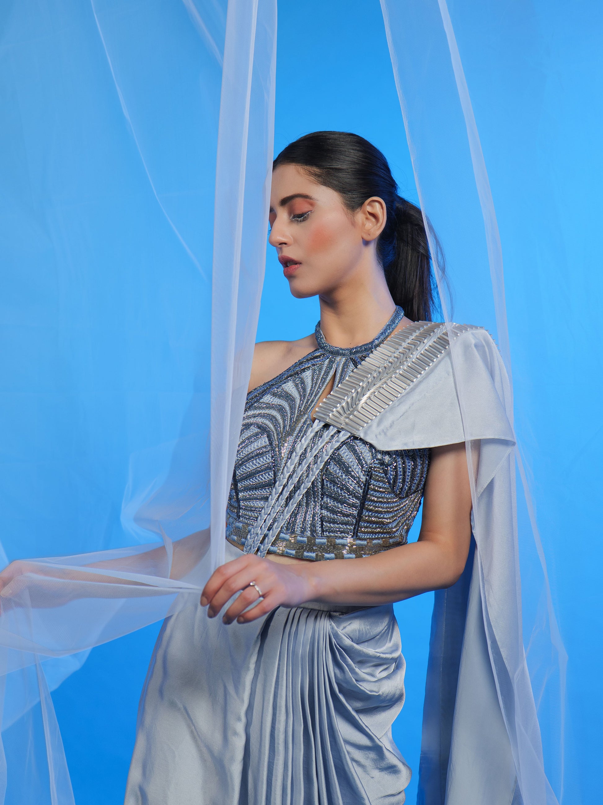 Soft Trigger Draped Saree